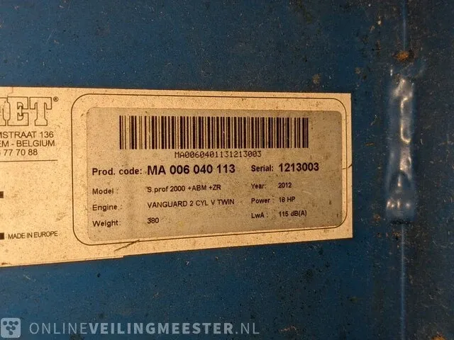 Houtversnipperaar eliet, super prof 2000, bouwjaar 2012 - afbeelding 15 van  25