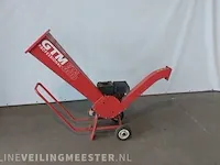 Houtversnipperaar met benzinemotor, gtm professional, gts 600, rood - afbeelding 1 van  7
