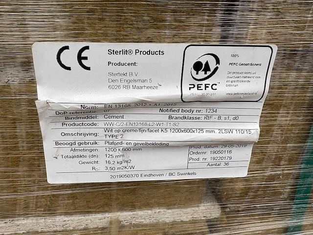 Houtwolcement/isolatie plaat (36x) - afbeelding 5 van  7