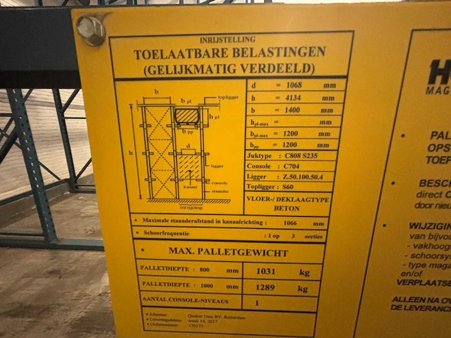 Hovuma - inrijstelling 20 europalletplaatsen - afbeelding 3 van  3