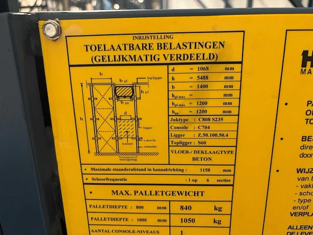 Hovuma - inrijstelling 90 europalletplaatsen - afbeelding 9 van  9