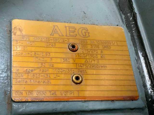 Howden compressor unit koelinstallatie chiller met elektromotor - afbeelding 3 van  14
