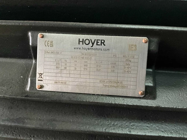 Hoyer hmc3-200l-4. elektromotor - afbeelding 6 van  6
