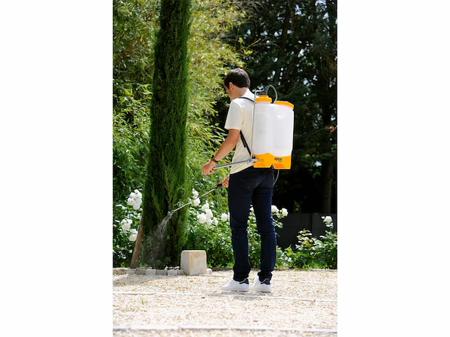 Hozelock druksproeier pulsar plus 12l comfort verstelbare draagriemen 60 cm aluminium - afbeelding 3 van  6