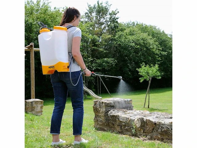 Hozelock druksproeier pulsar plus 12l comfort verstelbare draagriemen 60 cm aluminium - afbeelding 4 van  6