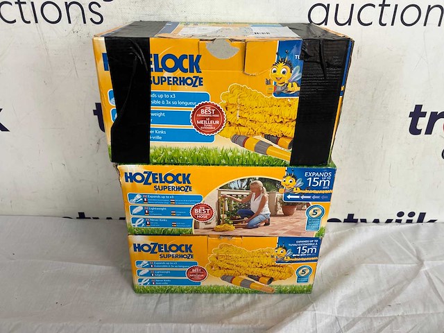 Hozelock superhoze uitrekbare slang 30 meter + hozelock superhoze uitrekbare slang 15 meter - afbeelding 2 van  2