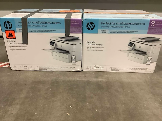 Hp - 9730e series - hp printer (2x) - afbeelding 1 van  6