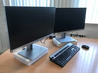 Hp - e233 - monitoren (2x) - afbeelding 2 van  4