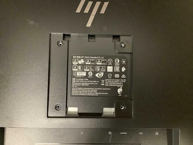 Hp - e243 - monitor (10x) - afbeelding 6 van  10