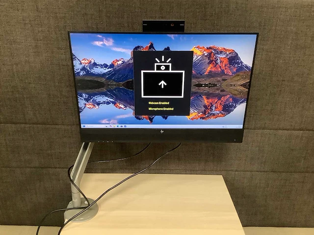 Hp - e24m g4 - monitor met camera - afbeelding 4 van  10