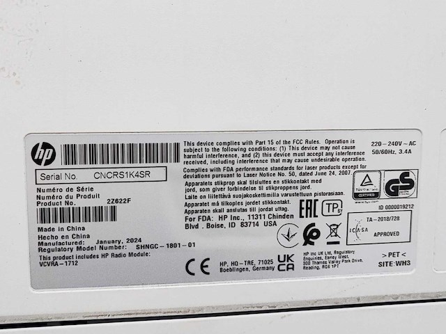 Hp - mfp 4102 dw - laserprinter - afbeelding 4 van  4