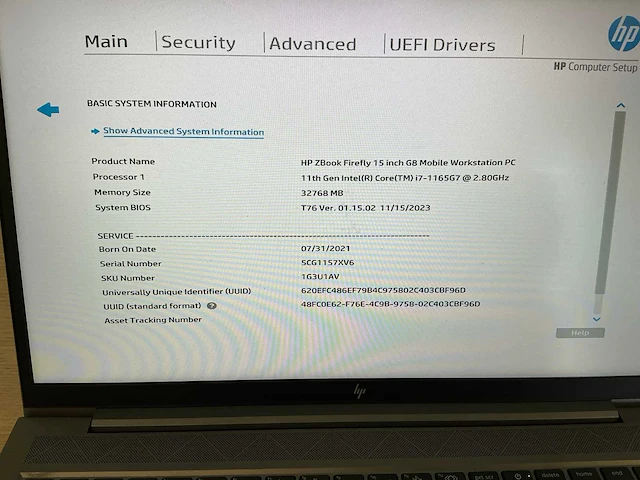 Hp - zbook firefly 15 g8 - laptop - afbeelding 7 van  7