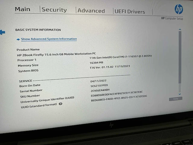 Hp - zbook firefly 15 g8 - laptop - afbeelding 8 van  8