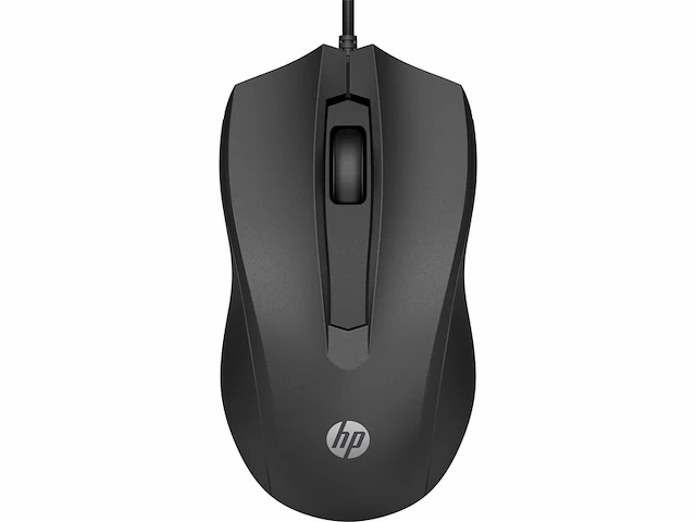 Hp 100 - bedrade muis - zwart - afbeelding 1 van  4