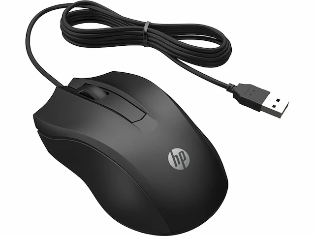 Hp 100 - bedrade muis - zwart - afbeelding 2 van  4