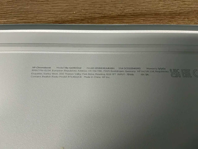 Hp 14a-na0900nd chromebook - afbeelding 5 van  6