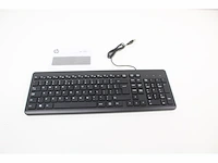 Hp 150 bedraad toetsenbord usb mechanische schakelaar qwerty zwart - afbeelding 4 van  4