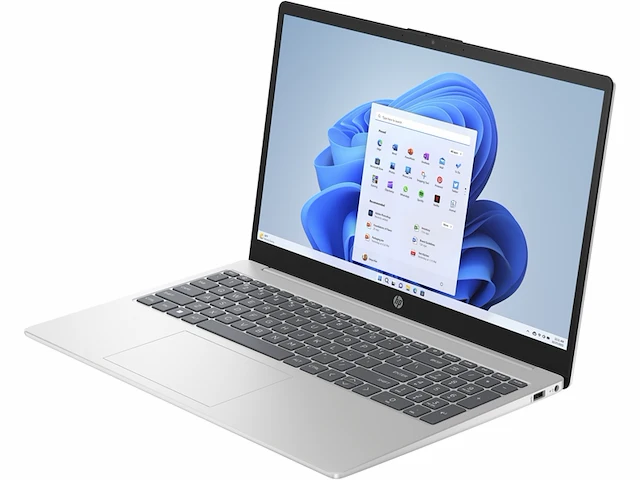 Hp 15fc0751nd laptop 15.6 inch 8 gb 512 gb qwerty zilver - afbeelding 2 van  6