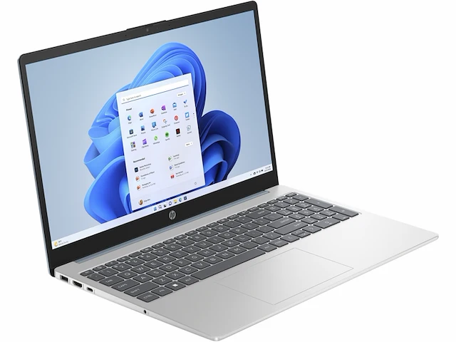 Hp 15fc0751nd laptop 15.6 inch 8 gb 512 gb qwerty zilver - afbeelding 3 van  6
