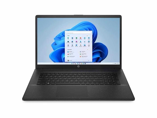 Hp 17-cp2055ng amd ryzen™ 3 7320u laptop 43,9 cm (17.3") hd+ 8 gb lpddr5-sdram 256 gb ssd wi-fi 5 (802.11ac) windows 11 home zwart - afbeelding 1 van  3