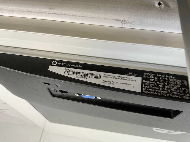 Hp (27f) 27”, 3840x2160 (uhd) ips monitor - afbeelding 6 van  6