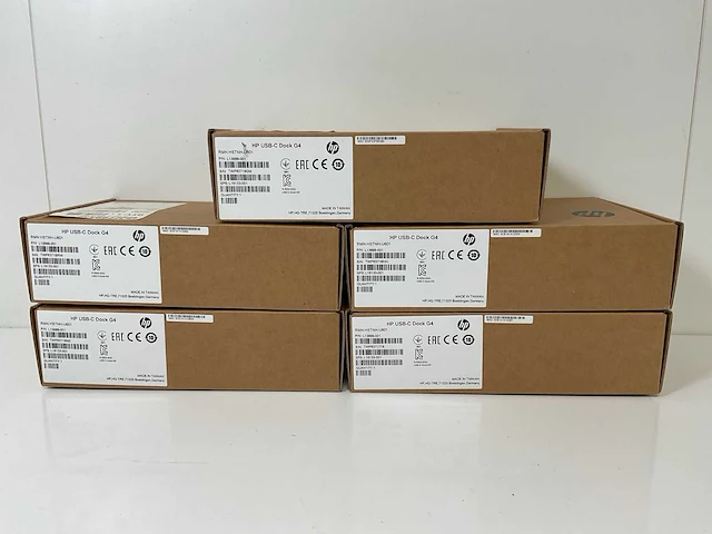 Hp (3ff69a) usb-c g4 euro docking stations (new) (5x) - afbeelding 1 van  9