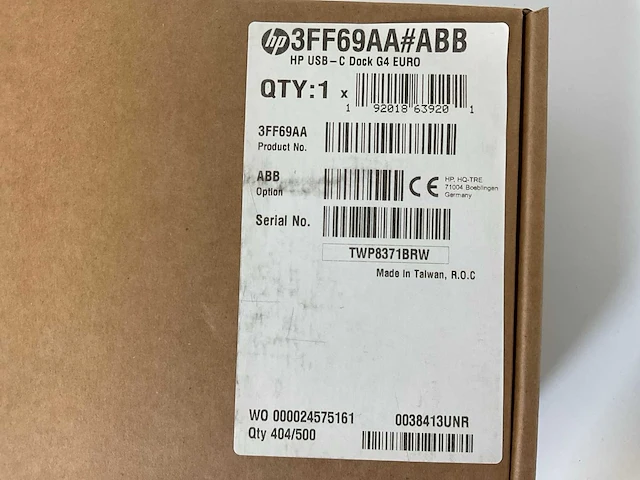 Hp (3ff69a) usb-c g4 euro docking stations (new) (5x) - afbeelding 4 van  9