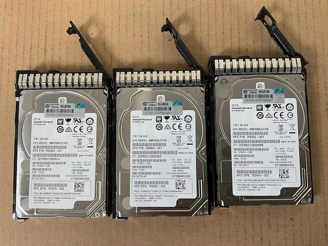 Hp (3parb-st1329/d3700) 25x 1 tb sas(mm1000jefrb) disk array enclosure - afbeelding 5 van  16