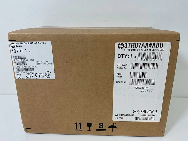 Hp (3tr87aa#abb) tb dock g2 w/ combo cable euro docking stations (new) (3x) - afbeelding 3 van  7
