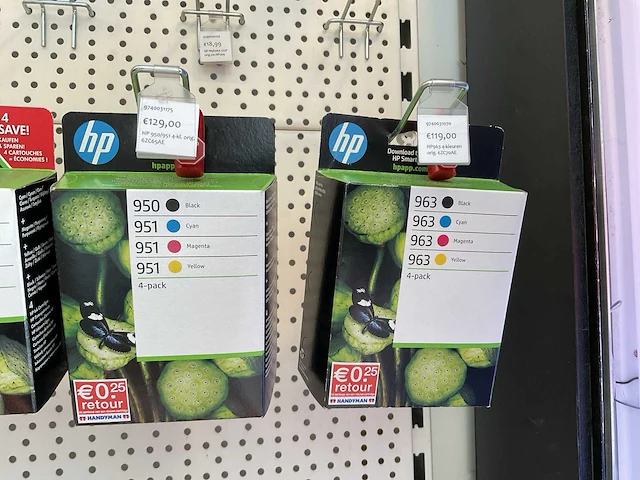 Hp 4 pack cartridge set (10x) - afbeelding 2 van  6