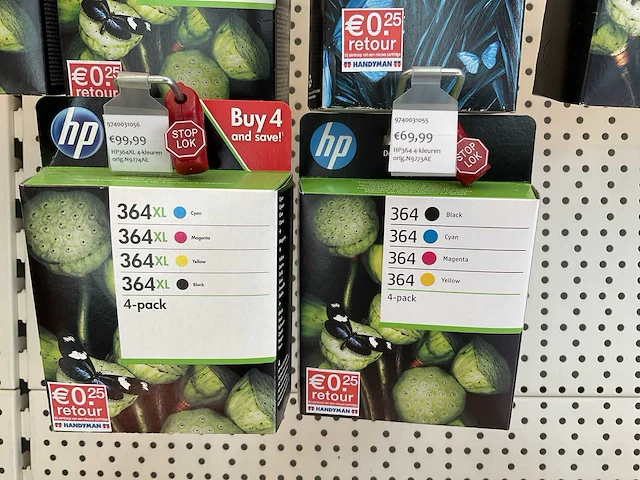 Hp 4 pack cartridge set (10x) - afbeelding 6 van  6