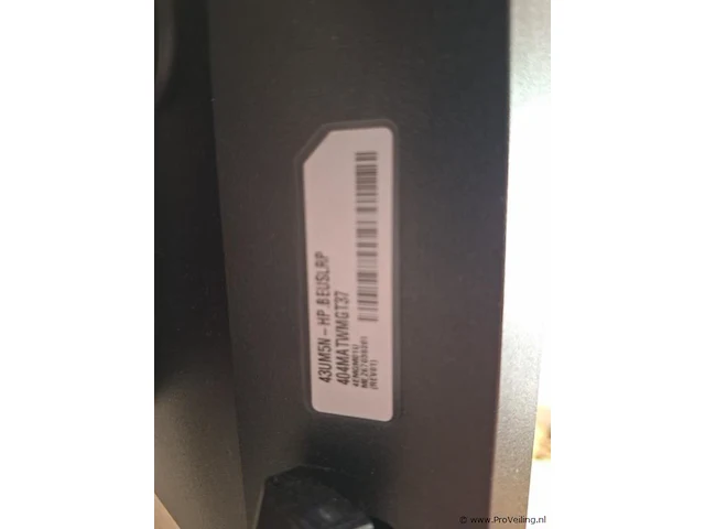 Hp 43um5n monitor - afbeelding 3 van  4