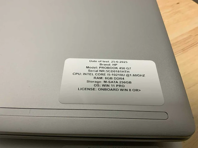 Hp 450 g7 laptop (3x) - afbeelding 6 van  11