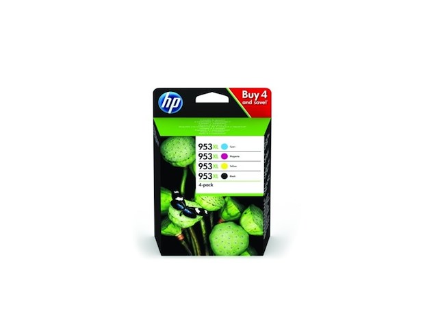 Hp 953xl inktcartridge origineel kleur & zwart - afbeelding 1 van  1