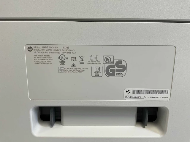 Hp (9730e) officejet pro all-in-one printer (new) - afbeelding 10 van  10