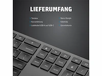 Hp 975 dualmode wireless keyboard azerty zwart - afbeelding 3 van  4