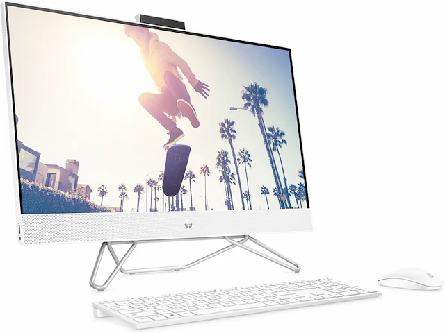 Hp all-in-one cb1103ng 23.8 fhd ips i3 geforce mx 450 8gb ddr4 256gb m.2 ssd zonder windows qwertz - afbeelding 2 van  6