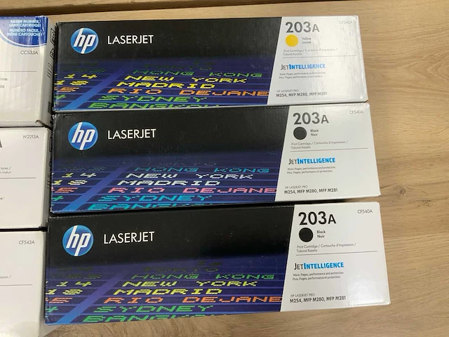 Hp cartridges 131a, a203, a207, a304 in verschillende kleuren & 123inkt 131a - afbeelding 2 van  4