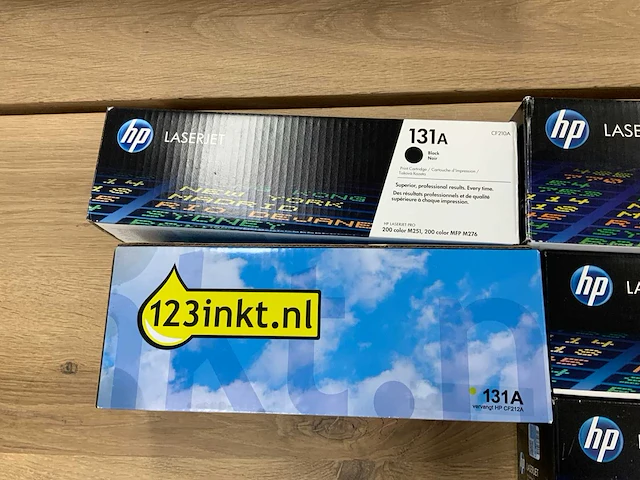 Hp cartridges 131a, a203, a207, a304 in verschillende kleuren & 123inkt 131a - afbeelding 4 van  4