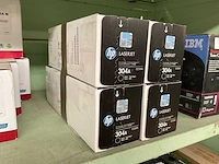 Hp cc530a laserjet cartridge (4x) - afbeelding 1 van  2