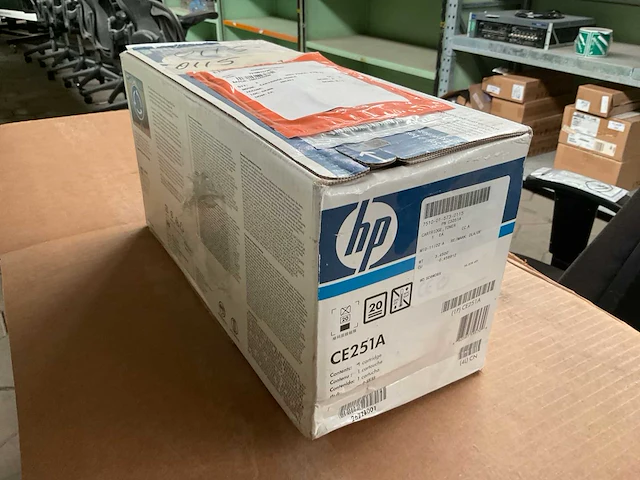 Hp ce251a laserjet cartridge - afbeelding 1 van  2