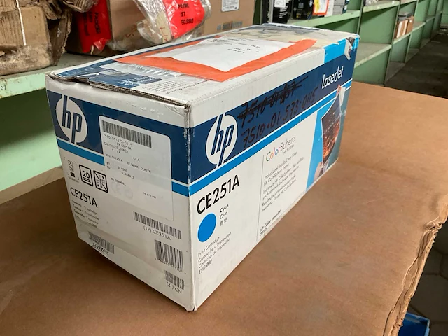 Hp ce251a laserjet cartridge - afbeelding 2 van  2