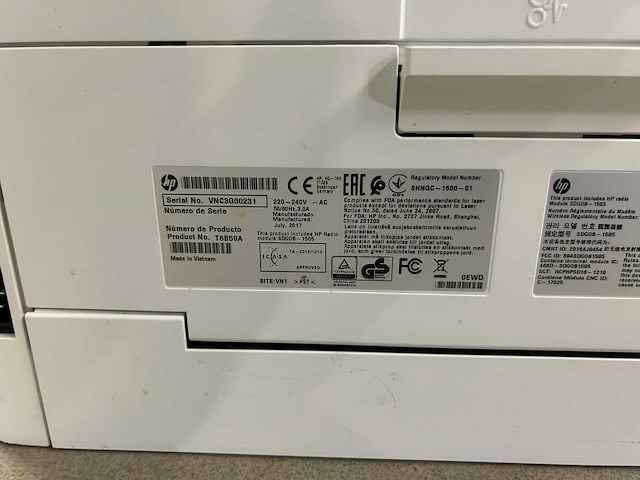 Hp color laser jet pro m254nw printer - afbeelding 7 van  8