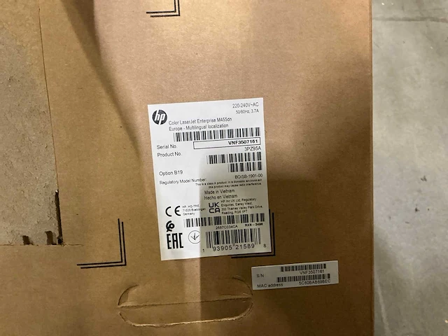 Hp color laserjet enterpise m455dn - afbeelding 3 van  3