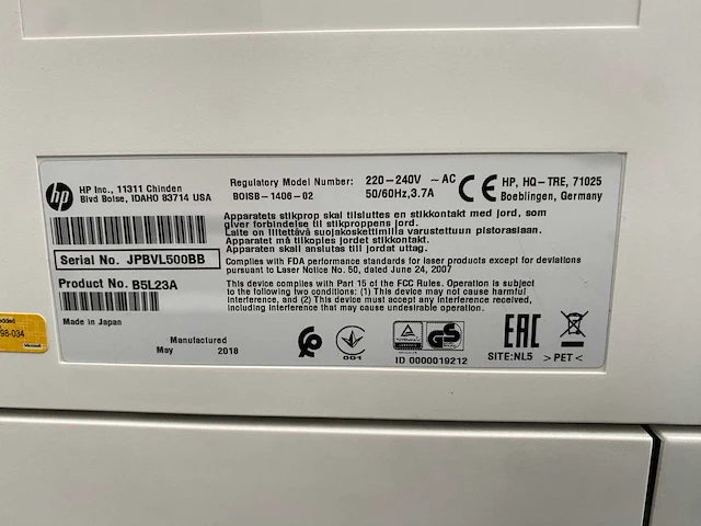 Hp color laserjet enterprise m552 - laserprinter - afbeelding 11 van  11