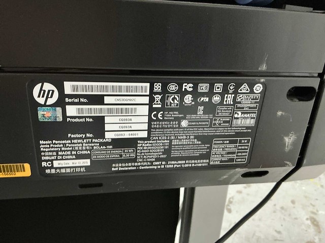 Hp cq893 plotter - afbeelding 6 van  6