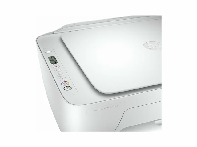 Hp deskjet 2710e all-in-one draadloze wifi kleuren inktjet printer voor thuis wit - afbeelding 2 van  3