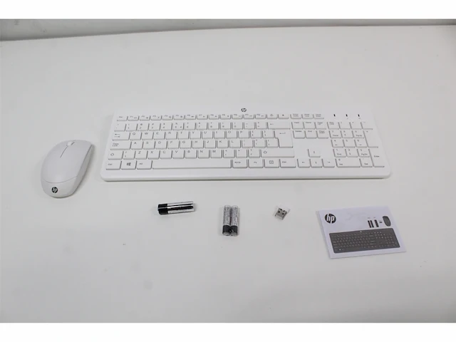 Hp draadloos toetsenbord en muis 230 qwerty wit - afbeelding 3 van  3
