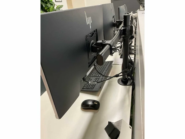 Hp e233 monitoren op arm - afbeelding 5 van  9