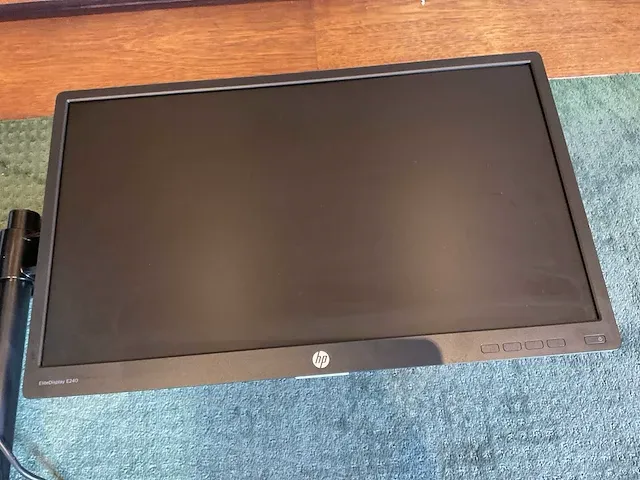 Hp e240 monitoren (2x) - afbeelding 3 van  5